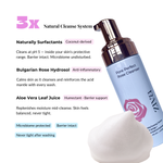 PorePerfect Rose Cleanser foam texture — gentle natural BHA for melanin-rich acne-prone skin Kuala Lumpur Singapore